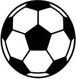 サッカーボールのアイコン
